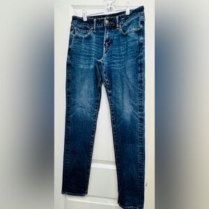 American Eagle Outfitters Womens Dark Blue Skinny Jeans Size 31